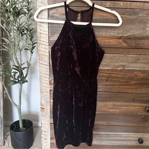 Xtraordinary crushed velvet formal cocktail dress